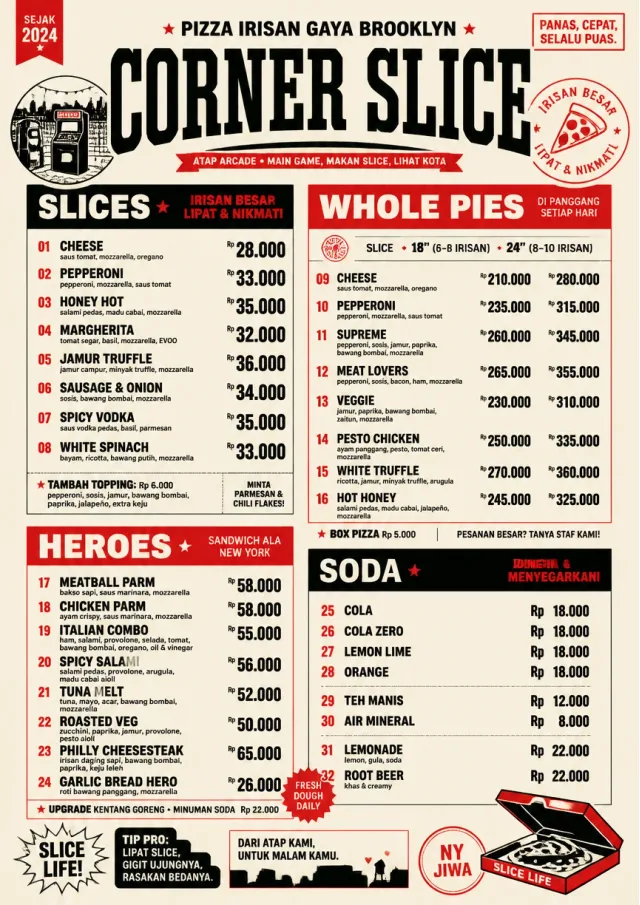 Brooklyn Slice Shop pizza-menu menu template preview