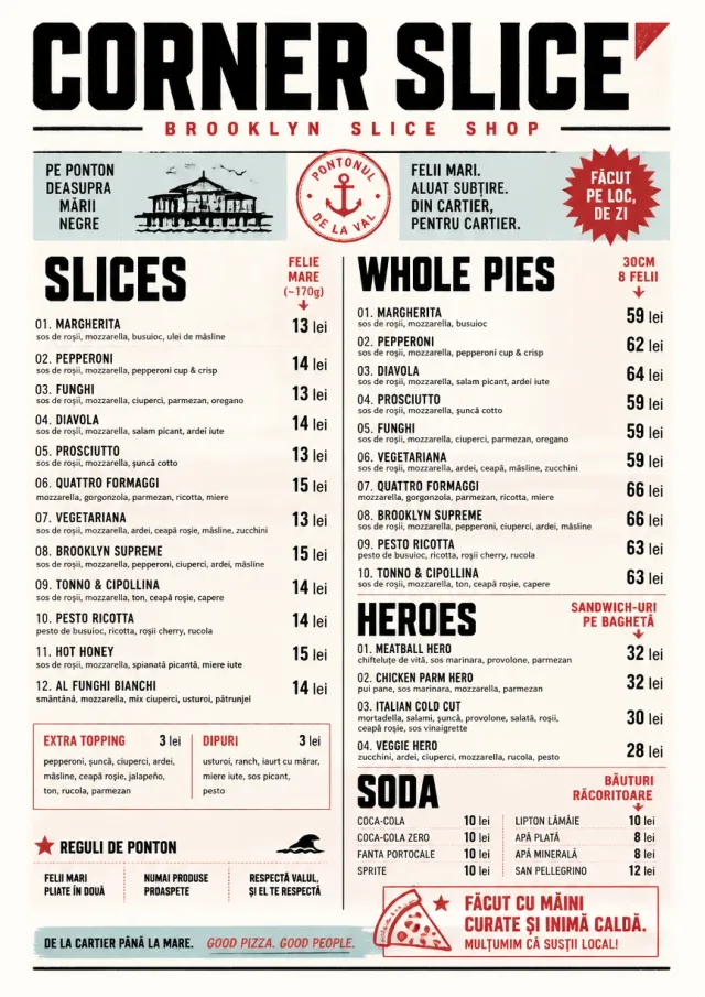 Brooklyn Slice Shop pizza-menu menu template preview