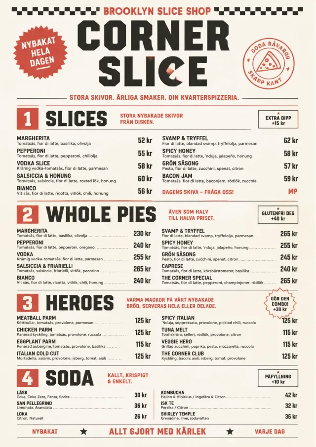 Brooklyn Slice Shop pizza-menu menu template preview