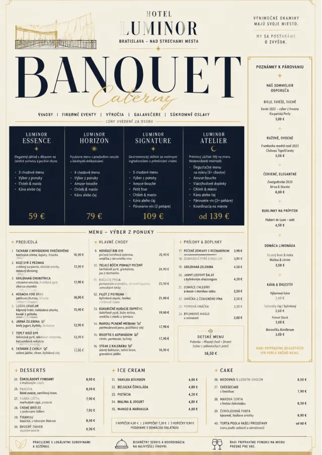 Banquet Catering room-service-menu menu template preview