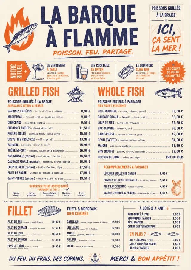 Street Stall Energy seafood-menu menu template preview