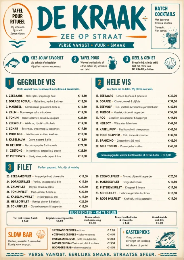 Street Stall Energy seafood-menu menu template preview