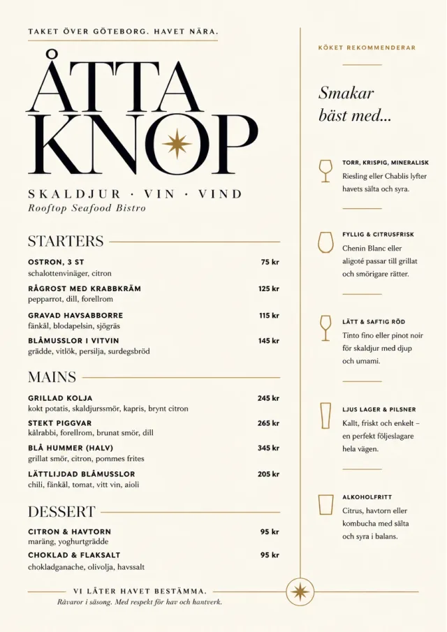 Chef Carte Brève seafood-menu menu template preview