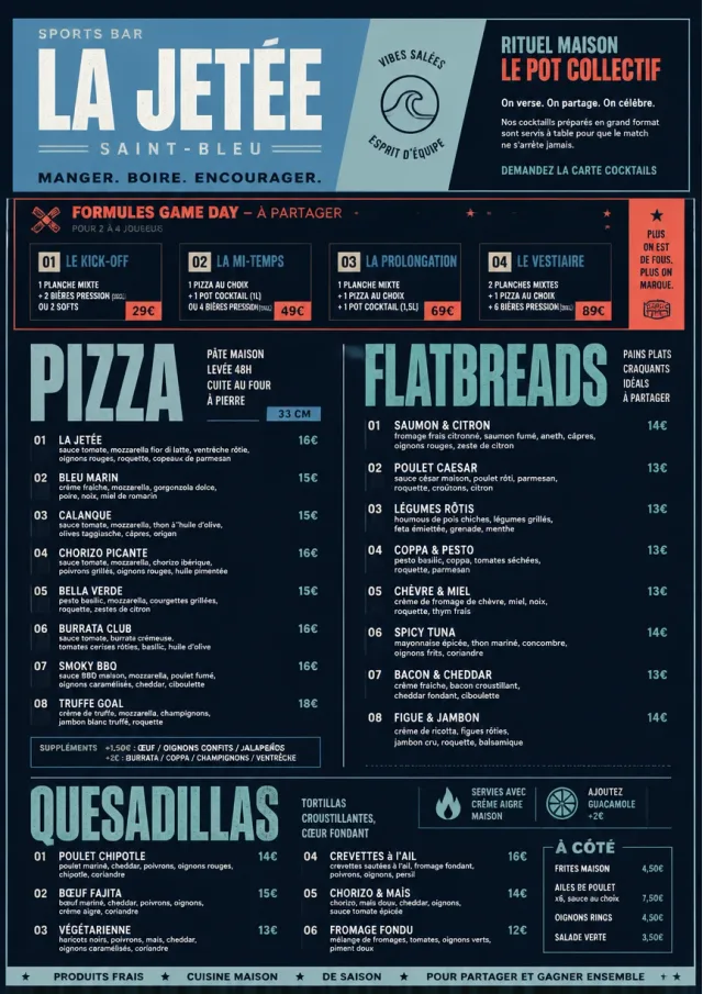 Sports Arena Energy sports-bar-menu menu template preview