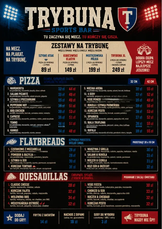 Sports Arena Energy sports-bar-menu menu template preview