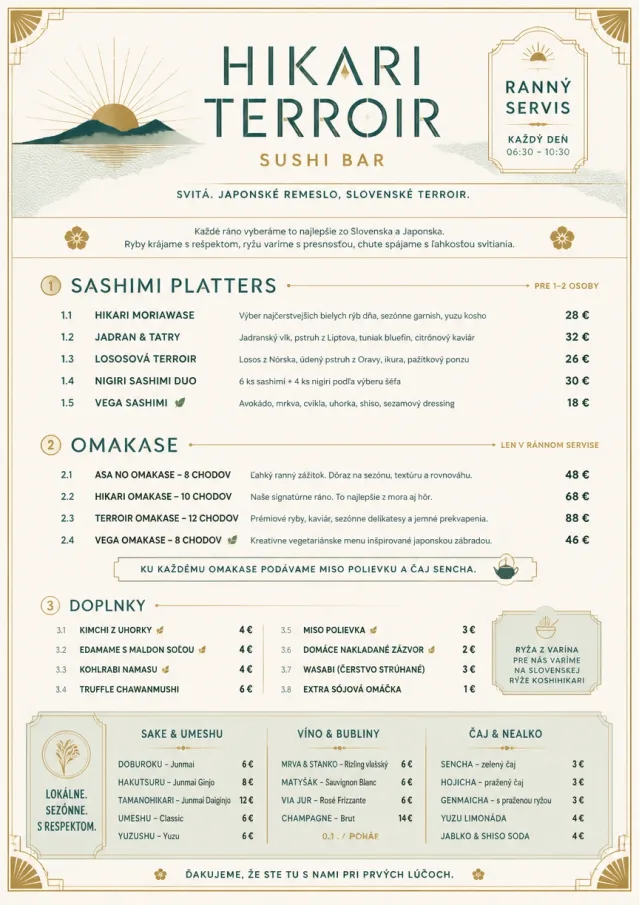 Fine Regional sushi-menu menu template preview