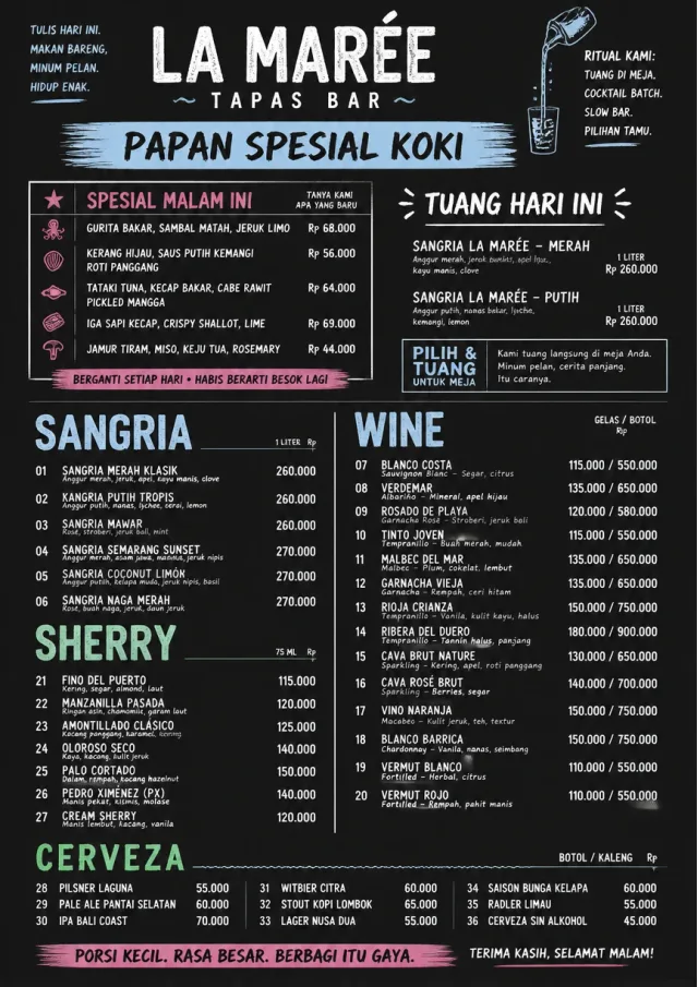 tapas chef specials board tapas-menu menu template preview