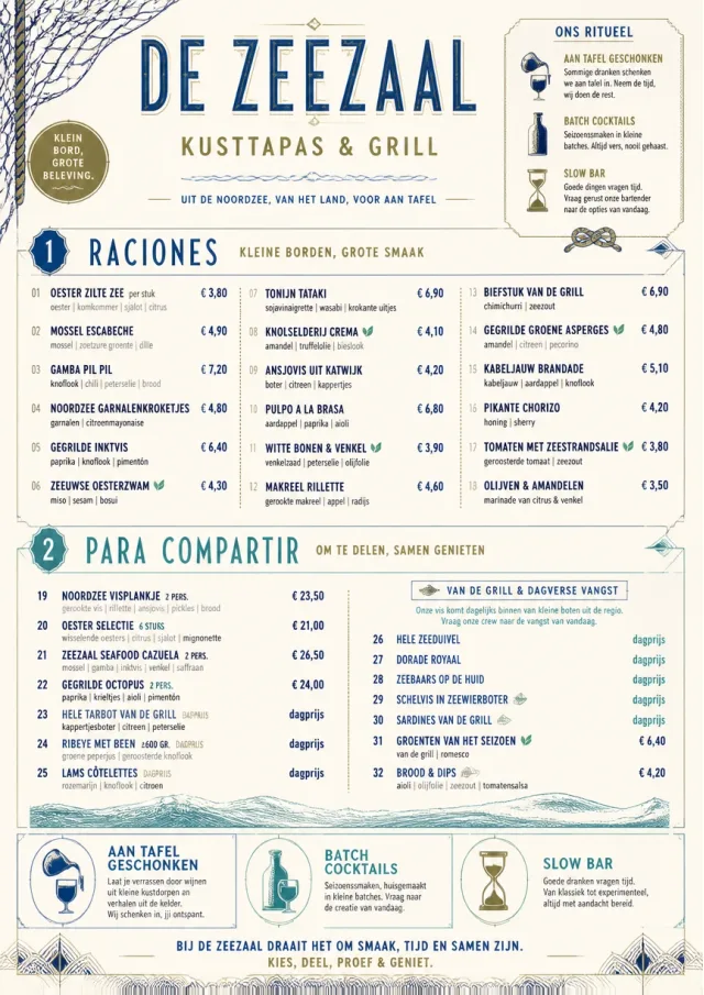 tapas coastal regional tapas-menu menu template preview