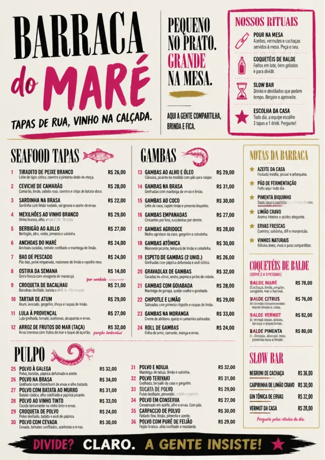 Street Stall Energy tapas-menu menu template preview