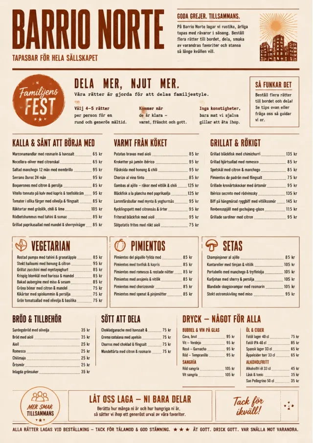 tapas family style feast tapas-menu menu template preview