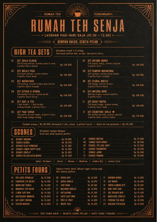Speakeasy Spirits tea-menu menu template preview
