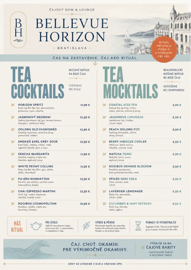 Luxury Hotel Lounge tea-menu menu template preview