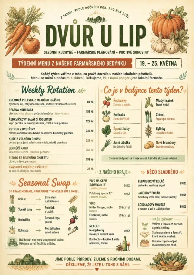Seasonal Farm Box weekly-menu menu template preview