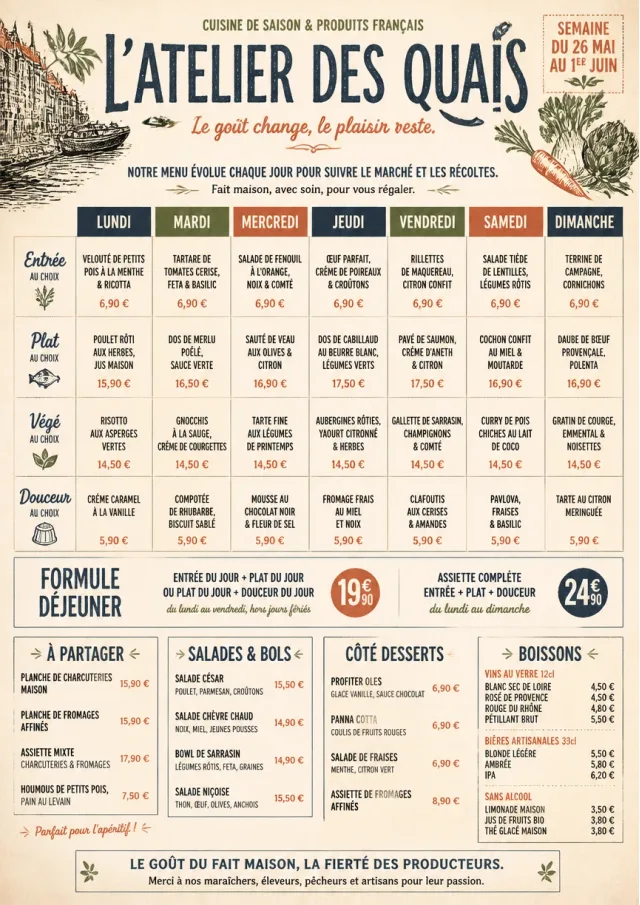 Weekly Grid weekly-menu menu template preview