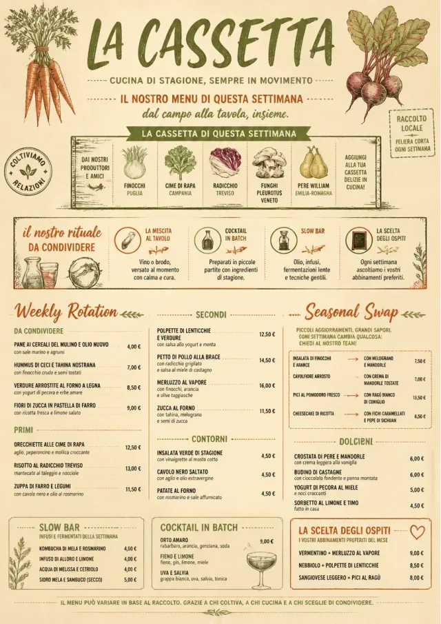 Seasonal Farm Box weekly-menu menu template preview