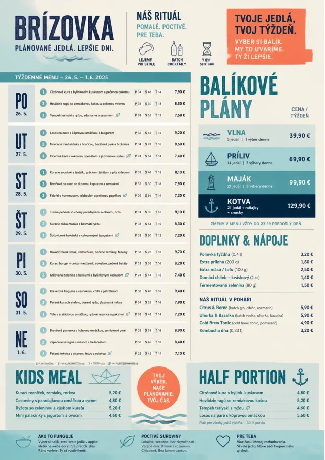 Meal Prep Box weekly-menu menu template preview