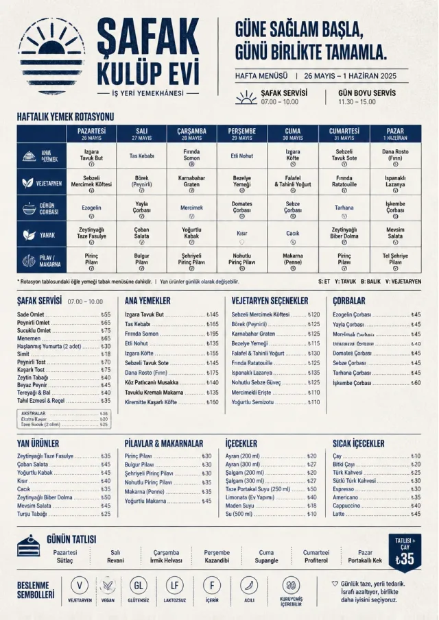 Corporate Canteen weekly-menu menu template preview