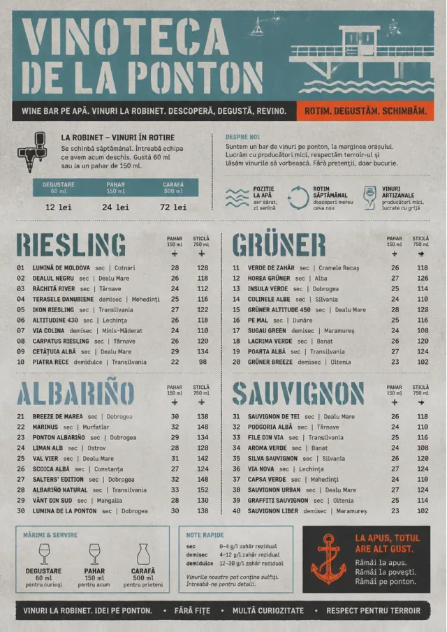 Industrial Craft wine-menu menu template preview