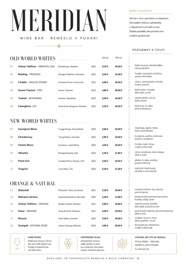 Modern Minimal Pour wine-menu menu template preview
