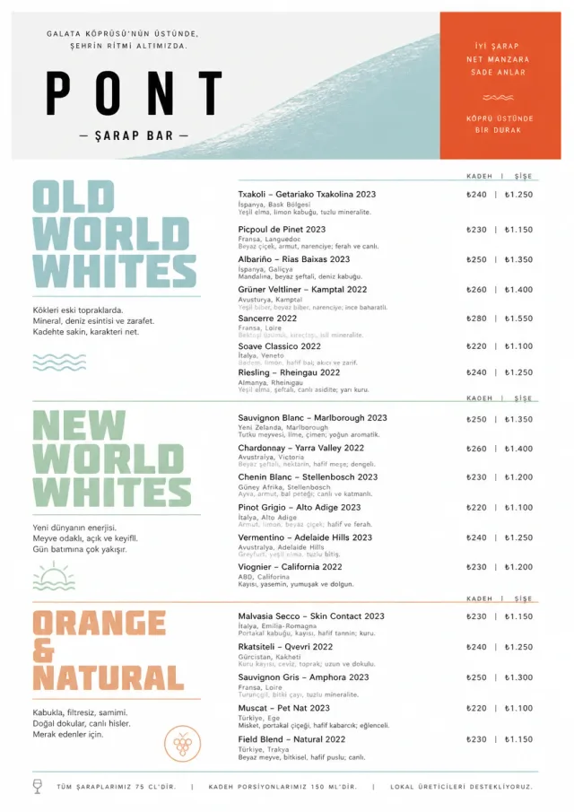 Modern Minimal Pour wine-menu menu template preview