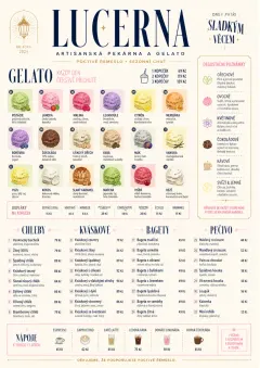 Gelato Bright menu template preview