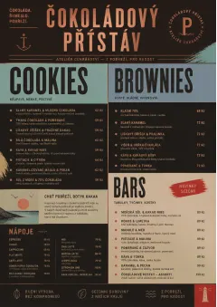Chocolate Atelier menu template preview