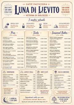 Cafe Dessert Case menu template preview