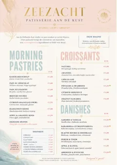 Patisserie Elegant menu template preview