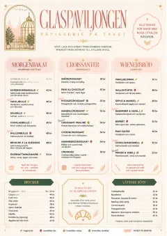 Patisserie Elegant menu template preview