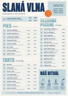 Cafe Dessert Case menu template preview