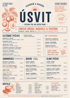 Seasonal Pastry menu template preview