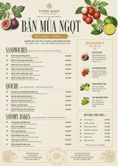 Seasonal Pastry menu template preview