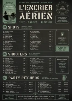 Industrial Craft menu template preview