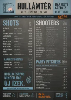 Industrial Craft menu template preview