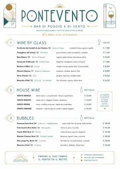 Modern Minimal Pour menu template preview
