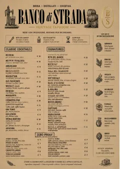 Heritage Taproom menu template preview