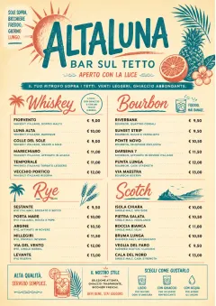 Tropical Refresh menu template preview