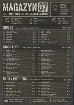 Industrial Craft menu template preview