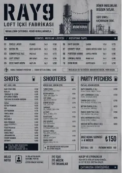 Industrial Craft menu template preview