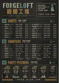 Industrial Craft menu template preview