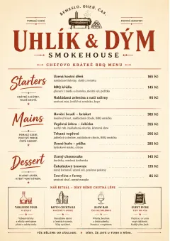 Chef Carte Brève menu template preview