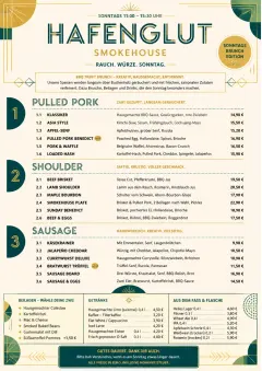 Modern Fusion menu template preview