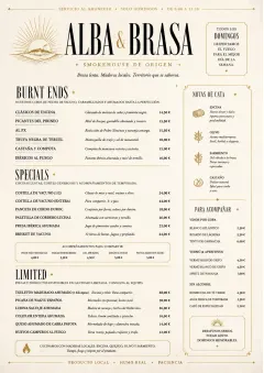 Fine Regional menu template preview