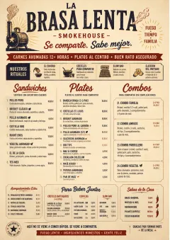 Family Style Feast menu template preview