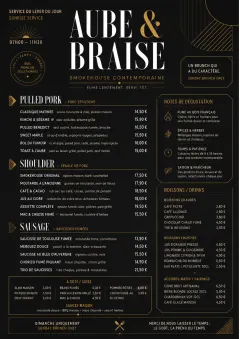 Modern Fusion menu template preview