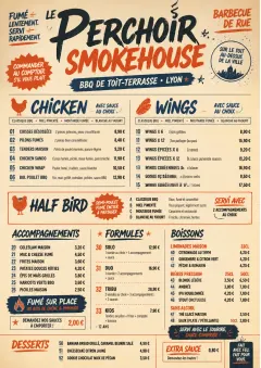 Street Stall Energy menu template preview