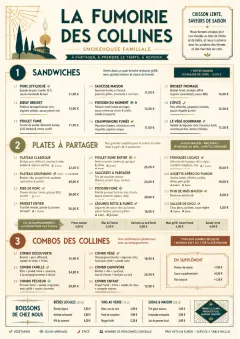 Family Style Feast menu template preview