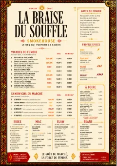 Spice Market Bold menu template preview