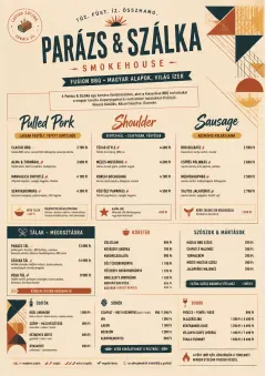 Modern Fusion menu template preview
