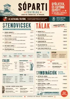 Family Style Feast menu template preview